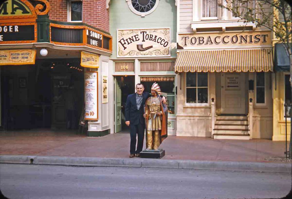Disney Tobacco = Disneyland Tobacconist Shop
